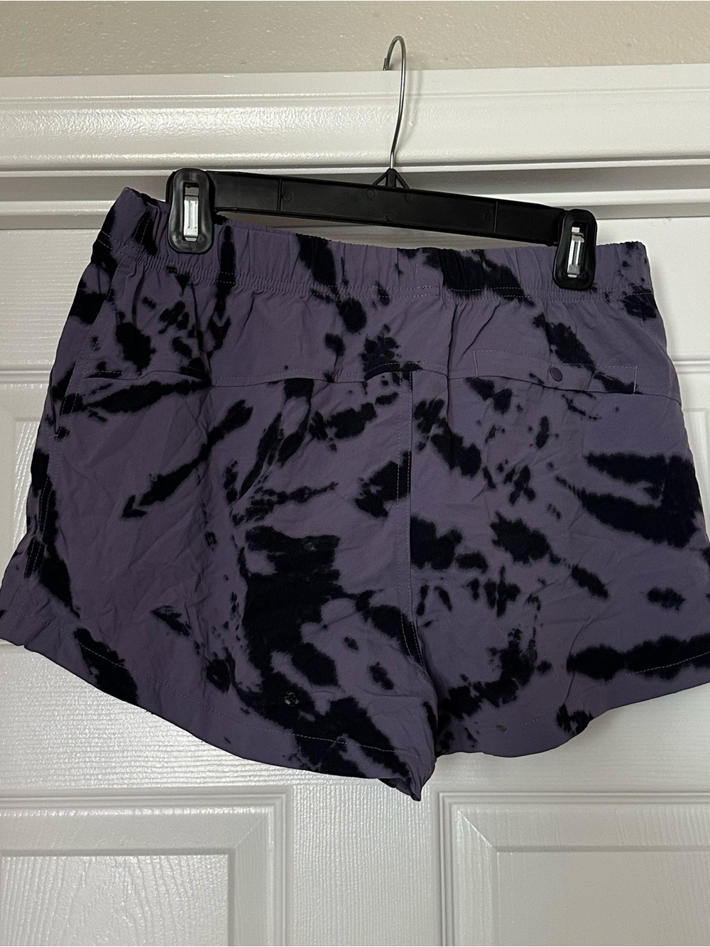 Mountain Hardwear Purple and Black Tie-Dye Athletic Shorts - Picture 2 of 4